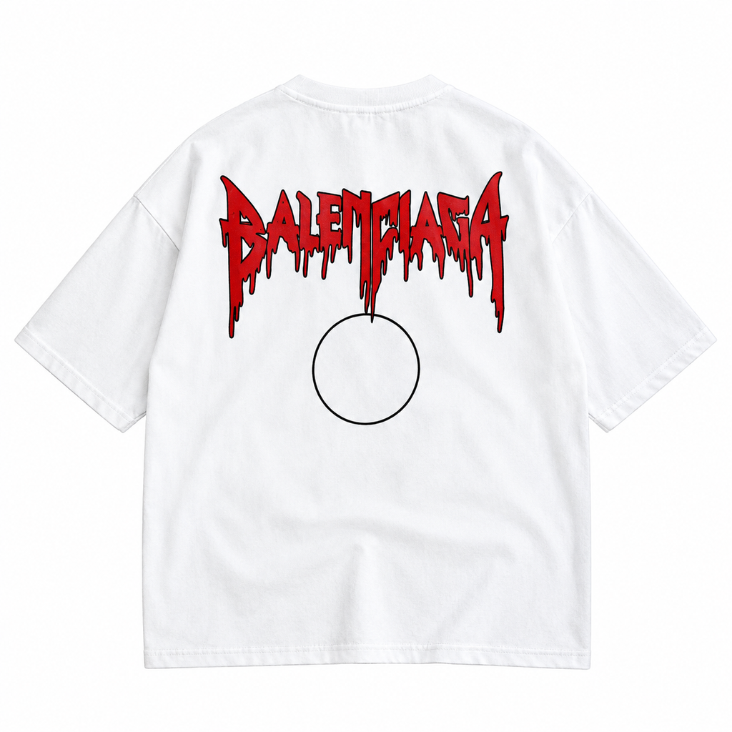 ZIVO 230 GSM white graphic T-shirt back