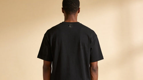 Simple Man Black T-Shirt back view