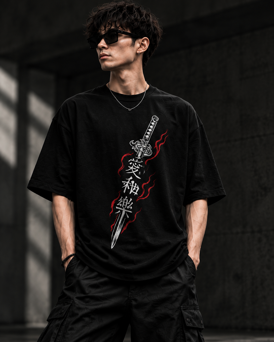 ZIVO Sword Flame T-Shirt men's editorial